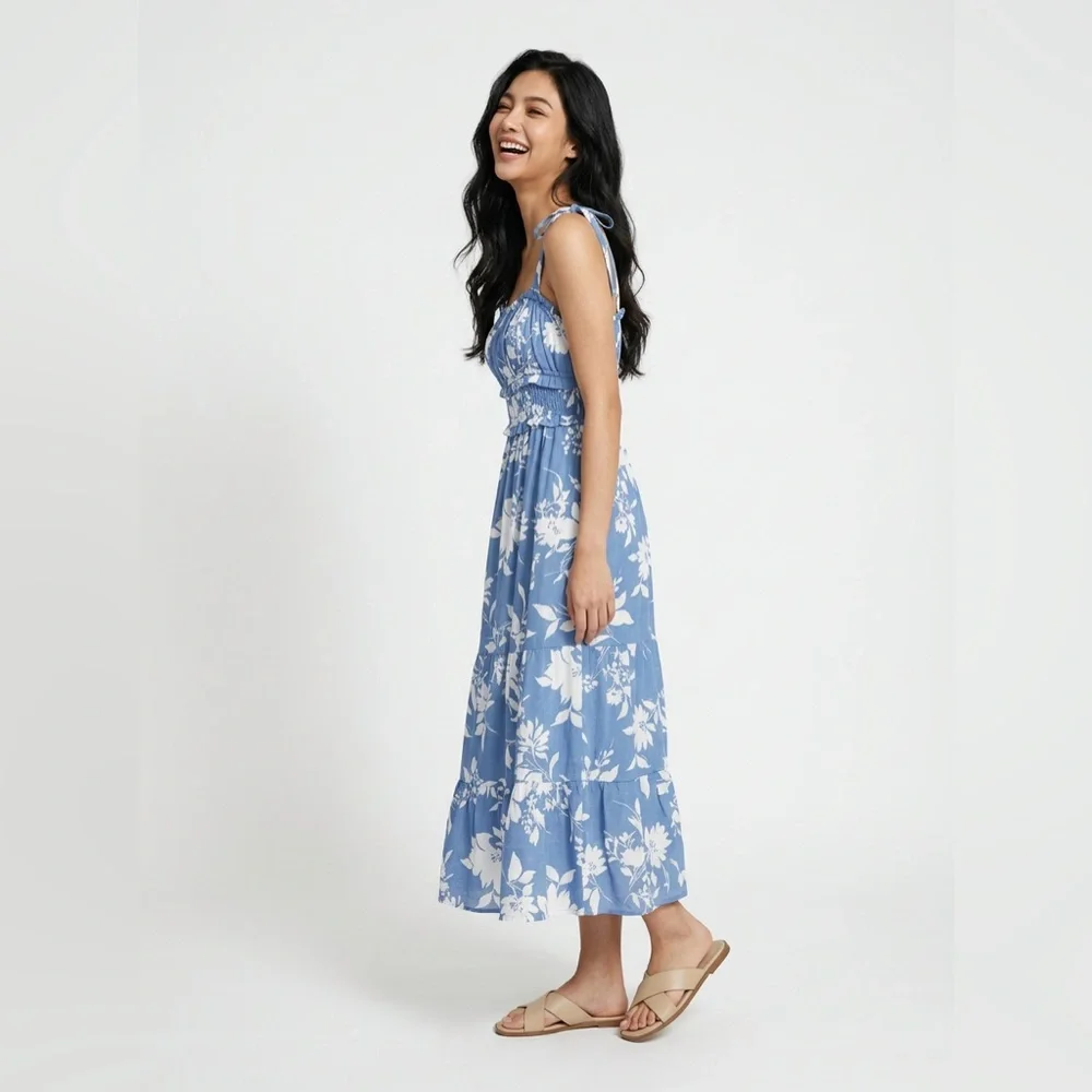 Floral Midi Dress - Picture 4 of 5